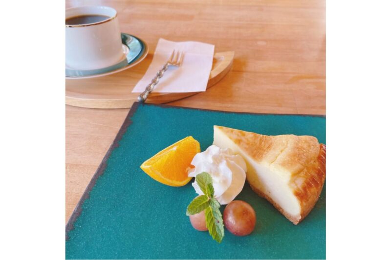 pupu cafe 猿投山の下山メシに チーズケーキとコーヒー