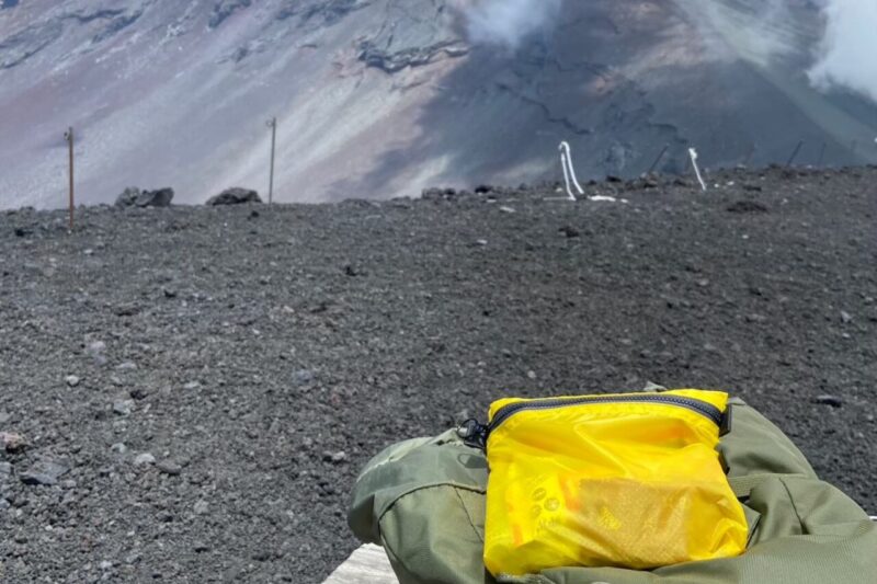 行動食　富士登山　持ち物　富士山 ポーチ