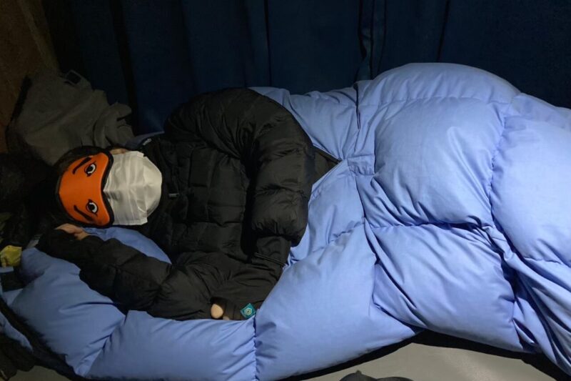 富士登山　山小屋 小屋泊　宿泊 アイマスク 持ち物