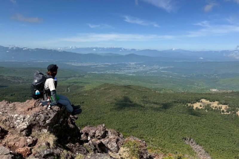 茶臼山 展望台 大展望 パノラマ 北八ヶ岳