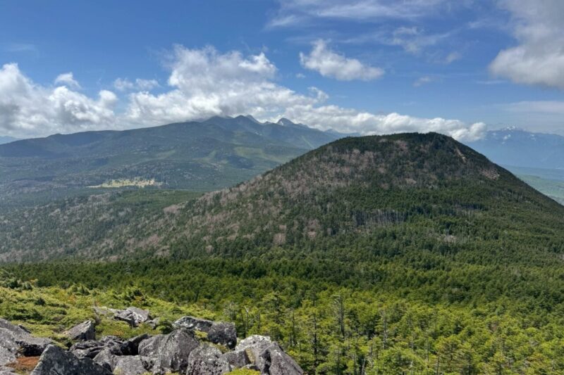 縞枯山展望台 縞枯山