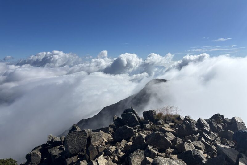 鹿島槍ヶ岳 雲海 北峰 北アルプス