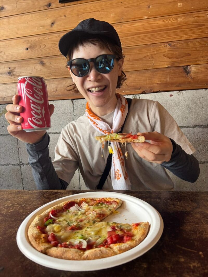 種池山荘 ピザ はーこ